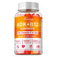 Vitamin D3 K2 + Vitamin B12 Gummies - Eyes, Bone, Energy, Nerve, Immune Support, Boost Metabolism