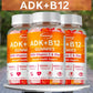 Vitamin D3 K2 + Vitamin B12 Gummies - Eyes, Bone, Energy, Nerve, Immune Support, Boost Metabolism