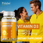 Vitamin D3 Supplement 1250mg with K2 200mcg - Immune System and Bone Health, Mood & Energy Support, Weight Management
