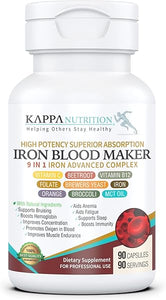 Iron Blood Maker Folate Beetroot Brewers Yeast Broccoli MCT Oil Advanced Complex from Kappa Nutrition in Pakistan