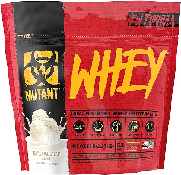 Whey – Muscle Building Whey Protein Powder Mix in Great Flavors and Enzyme Fortified for Optimum Nutrition, 5 lb – Vanilla Ice Cream in Pakistan in Pakistan
