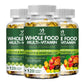 Whole Food Multivitamin Minerals Capsules Zinc & Vitamin D3K2 Improve Immunity Healthy Hair & Skin & Nails for Women