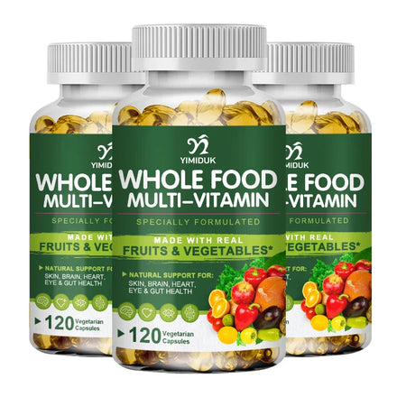 Whole Food Multivitamin Minerals Capsules Zinc & Vitamin D3K2 Improve Immunity Healthy Hair & Skin & Nails for Women