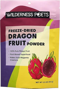 Wilderness Poets Freeze Dried Dragon Fruit Powder - Pink Pitaya (Pitahaya) 3.5 Ounce in Pakistan