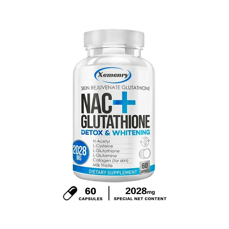 With Milk Thistle Extract - Kidney & Liver Support, Detox & Repair Capsules, NAC Capsules Premium Supplements