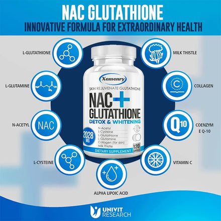 With Milk Thistle Extract - Kidney & Liver Support, Detox & Repair Capsules, NAC Capsules Premium Supplements