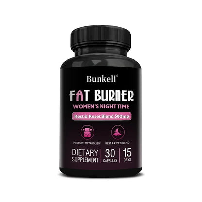 Women's Night Fat Burner, Helps Reduce Belly Fat, Manage Weight, Support Sleep, Dietary Supplement