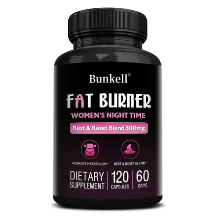 Women's Night Fat Burner, Helps Reduce Belly Fat, Manage Weight, Support Sleep, Dietary Supplement