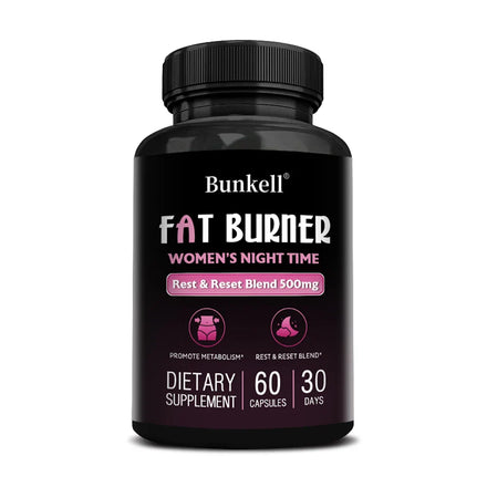 Women's Night Fat Burner, Helps Reduce Belly Fat, Manage Weight, Support Sleep, Dietary Supplement