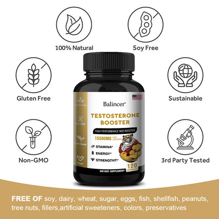 Workout Supplements, Energy Performance Booster for Sports Health and Endurance, Muscle Building Supplements for Men and Women