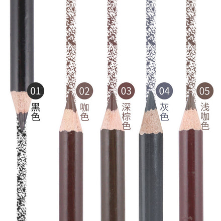 Yalaiyi Brand Eyebrow Pencil Leopard Print Eyebrow Pencil Kuaishou And Douyin Live Broadcast Hot Selling Waterproof Distinct Look Wild Eyebrow Pencil