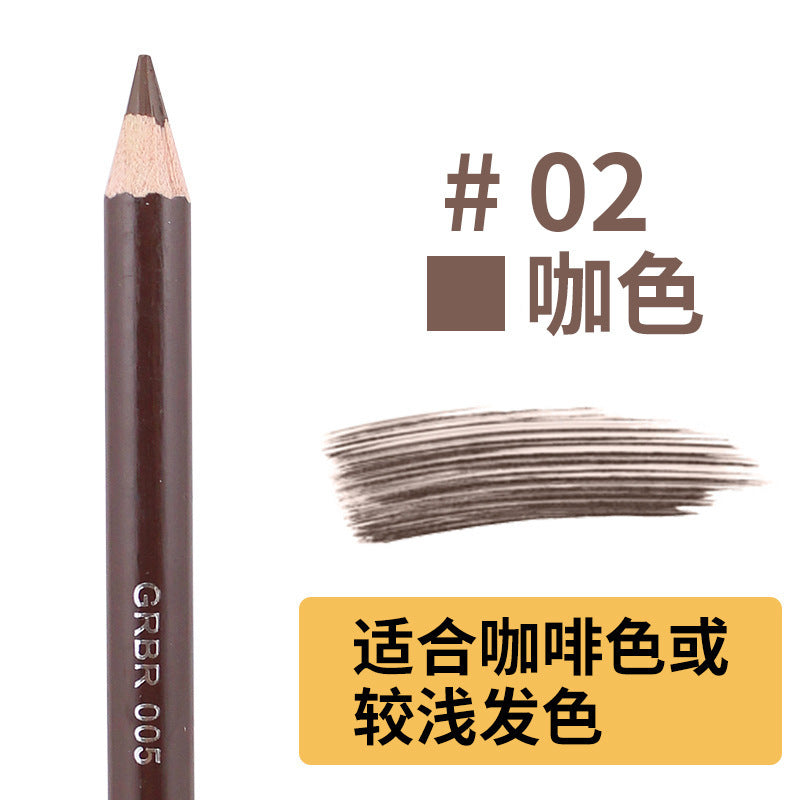 Yalaiyi Brand Eyebrow Pencil Leopard Print Eyebrow Pencil Kuaishou And Douyin Live Broadcast Hot Selling Waterproof Distinct Look Wild Eyebrow Pencil
