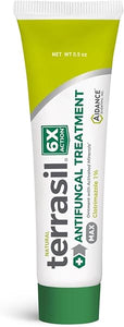 terrasil Antifungal Cream MAX 6X, Clinically Proven Clotrimazole, Soothing Relief for Jock Itch, Athletes Foot, Fungal Yeast Infection, Ringworm, Tinea - Effective Treatment of Skin Fungus (0.5 oz) in Pakistan