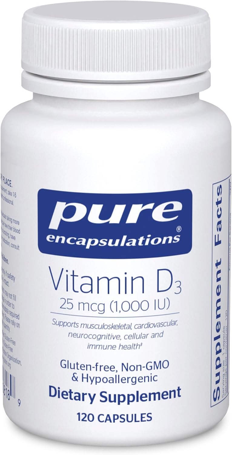 Pure Encapsulations Vitamin D3 Supplement to Support Bone, Joint, Breast in Pakistan