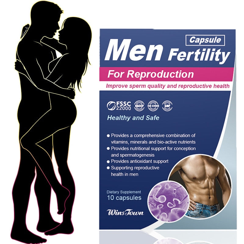 10 pills Men Fertility Capsule For Reproduction lmprove sperm