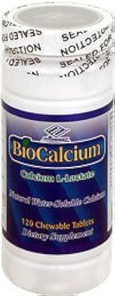 1 x BIO-CALCIUM, Natural Water Soluble Calcium L-Lactate, 120 Chewable Tablets Good Product quality!! in Pakistan