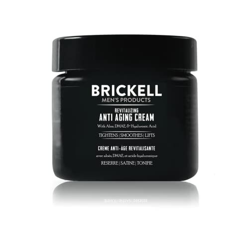 Brickell Anti-Aging Cream For Men, Natural and Organic Anti Wrinkle Night Face Cream
