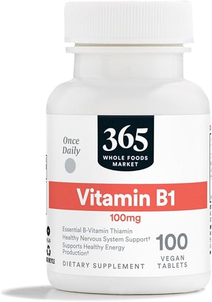 365 by Whole Foods Market, Vitamin B1 100Mg, 100 Tablets in Pakistan in Pakistan