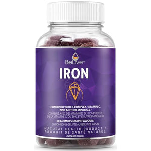 BeLive Iron Gummies - Multivitamin with Iron, Vitamins & Zinc for Supplement in Pakistan