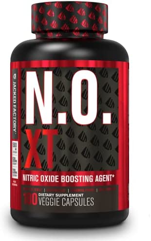 N.O. XT Nitric Oxide Supplement with Nitrosigine L Arginine & L Citrulline for Muscle Growth, Pumps, Vascularity, & Energy - Extra Strength Pre Workout N.O. Booster & Muscle Builder - 90 Veggie Pills