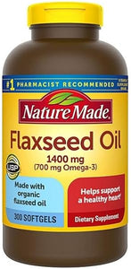 Flaxseed Oil 1400 mg Softgels for Heart Health (300 ct.) in Pakistan