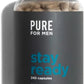Pure for Men Original Cleanliness Stay Ready Fiber Supplement, 60 Vegan Capsules | Helps Promote Digestive Regularity | Psyllium Husk, Aloe Vera, Chia Seeds, Flaxseeds | Proprietary Formula