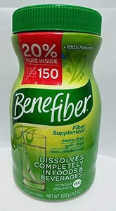 Benefiber 100% Natural Fiber Supplement - 150 Servings 600g 21.2 Oz Sugar Free in Pakistan