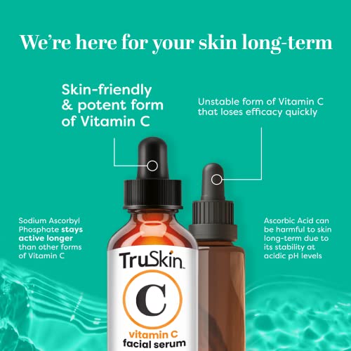 TruSkin Vitamin C Serum Skin Brightening Serum in Pakistan for Dark Spots, Even Skin Tone, Eye Area, Fine Lines & Wrinkles