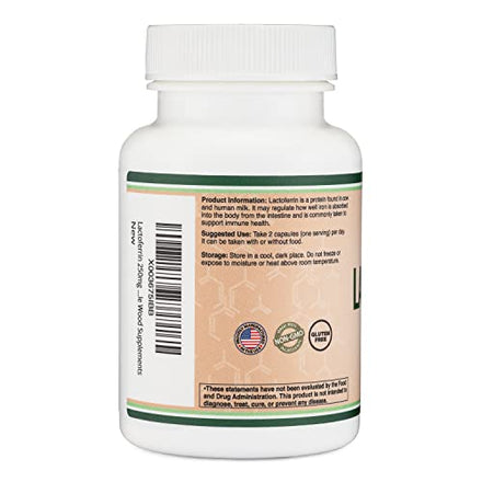 Lactoferrin 250mg per Serving (60 Capsules) Patented Bioferrin Lactoferrin Supplement in Pakistan