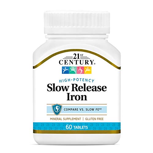 21st Century Slow Release Iron Tablets, 60 Count Supplement in Pakistan