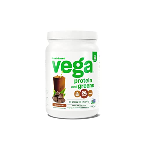 Vega Protein and Greens Protein Powder, Chocolate - 20g Plant Based Protein Supplement in Pakistan