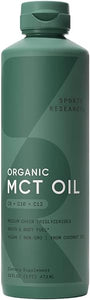 Sports Research Organic MCT Oil - Keto & Vegan MCTs C8, C10, C12 from Coconuts - Fatty Acid Brain & Body Fuel, Flavorless, Non-GMO & Gluten Free - Perfect in Coffee, Tea & Protein Shakes - 16 oz in Pakistan