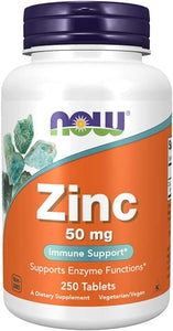 Foods Zinc (from 405mg of Zinc Gluconate), White, Unflavored, Tablet, 250 Count in Pakistan