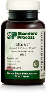 Standard Process Biost - Teeth and Bone Health Supplement with Whole Food Magnesium Citrate, Calcium Lactate, Manganese, and More - 180 Tablets in Pakistan