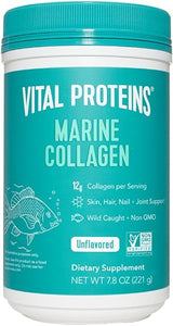 Vital Proteins Marine Collagen Peptides Powder Supplement for Skin Hair Nail Joint - Hydrolyzed Collagen - 12g per Serving - 7.8 oz Canister in Pakistan