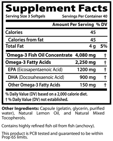 Arazo Nutrition Wild Caught Omega 3 Fish Oil – Supplement in Pakistan