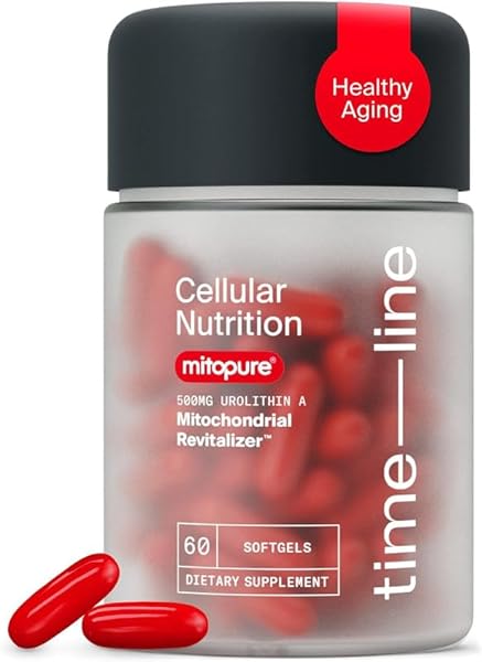 Mitopure Urolithin A Supplement - First Clinically Tested Highly Pure Urolithin A - Healthy Aging - Energy Supplements Alternative to NMN, NAD, CoQ10, Resveratrol, PQQ - 60 Capsules in Pakistan