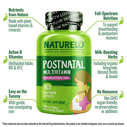 NATURELO Postnatal Multivitamin - Supplement for Breastfeeding Women - Supplement in Pakistan