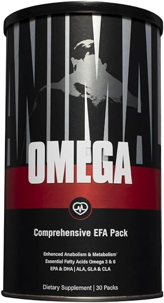 Animal Omega – Omega 3 & 6 Supplement – Fish Oil, Flaxseed Oil, Salmon Oil, Cod Liver, Herring, and more – Supports Cardiovascular & Joint Health – Enhances Metabolism – 30 Day Pack in Pakistan