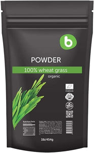 Organic Wheatgrass Powder, for Detox & Immunity Support, Superfood, Vegan, Rich in Fibers, Chlorophyll, Minerals, Gluten-Free, Raw, 1lb in Pakistan