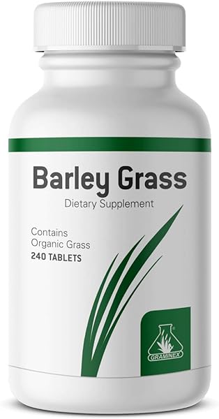 Barley Grass Tablets - Energy Boosting Greens Nutritional Supplement - Antioxidant-Rich Superfood with Multivitamin, Minerals, Amino Acids - 240 Tablets in Pakistan in Pakistan