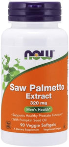 NOW Supplements, Saw Palmetto Extract 320 mg with Pumpkin Seed Oil, Men's Health*, 90 Veg Softgels in Pakistan