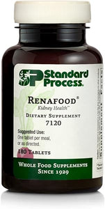 Standard Process Renafood - Whole Food Kidney Health Supplement for Kidney Support with Kidney Bean, Renal Vitamins, Spanish Moss, Lactose, Organic Sweet Potato, Beet Root, and More - 180 Tablets in Pakistan