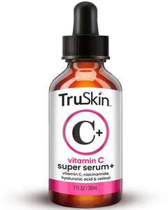 TruSkin Vitamin C-Plus Super Serum, Anti Aging Anti-Wrinkle with Hyaluronic Acid and Salicylic Acid