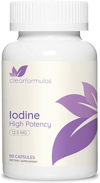 ClearFormulas Iodine 12.5 mg, High Potency Io in Pakistan