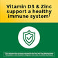 Nature Made Magnesium Complex with Vitamin D and Zinc Supplements for Muscle, Nerve, Heart & Bone Support with Vitamin D3 & Zinc for Immune Support, 60 Capsules, 30 Day Supply