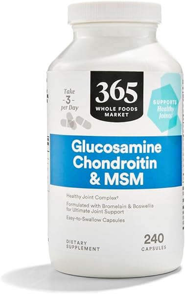 365 by Whole Foods Market, Glucosamine Chondroitin And MSM, 240 Capsules in Pakistan in Pakistan