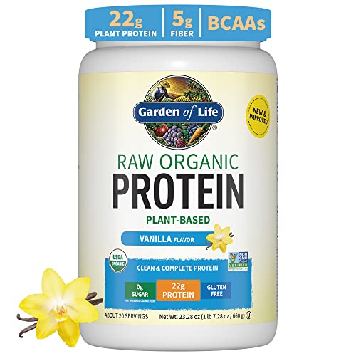 Organic Vegan Vanilla Protein Powder - Garden of Life – Supplement in Pakistan