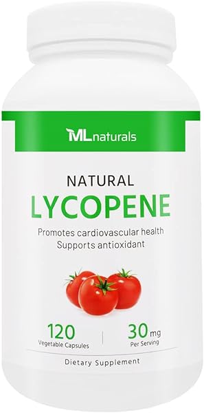 Natural Lycopene 30 mg 120 Vegetable Capsules. All-Natural from Tomatoes. Non-GMO. Antioxidant Supplement. in Pakistan in Pakistan