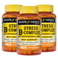 MASON NATURAL Stress B-Complex with Antioxidants + Zinc - Healthy Energy Metabolism, Improved Immune Health, Dual Action Formula, 60 Tablets (Pack of 3)